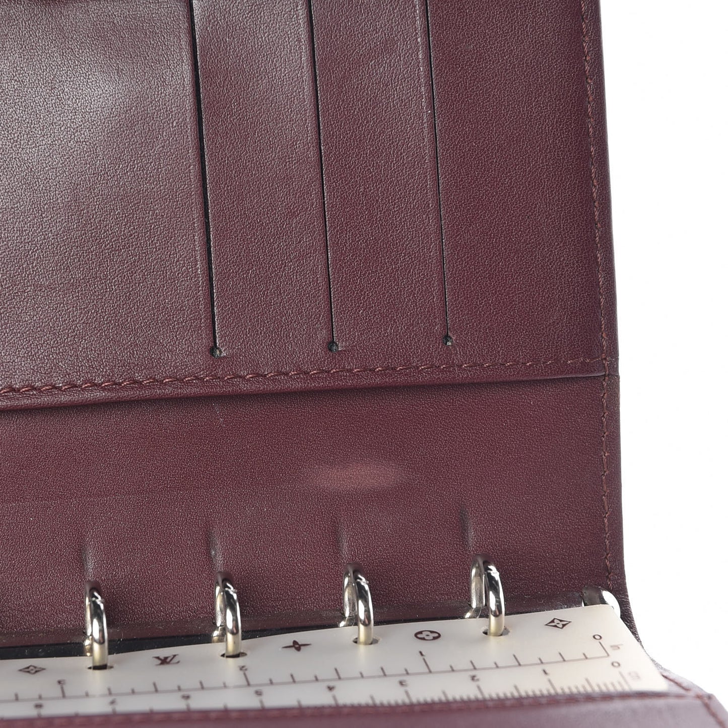 Mat Monogram Small Ring Agenda Cover Violet