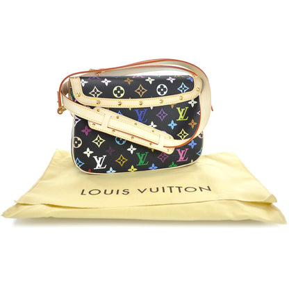 Louis Vuitton Monogram Multicolor Sologne Black 3 of 9