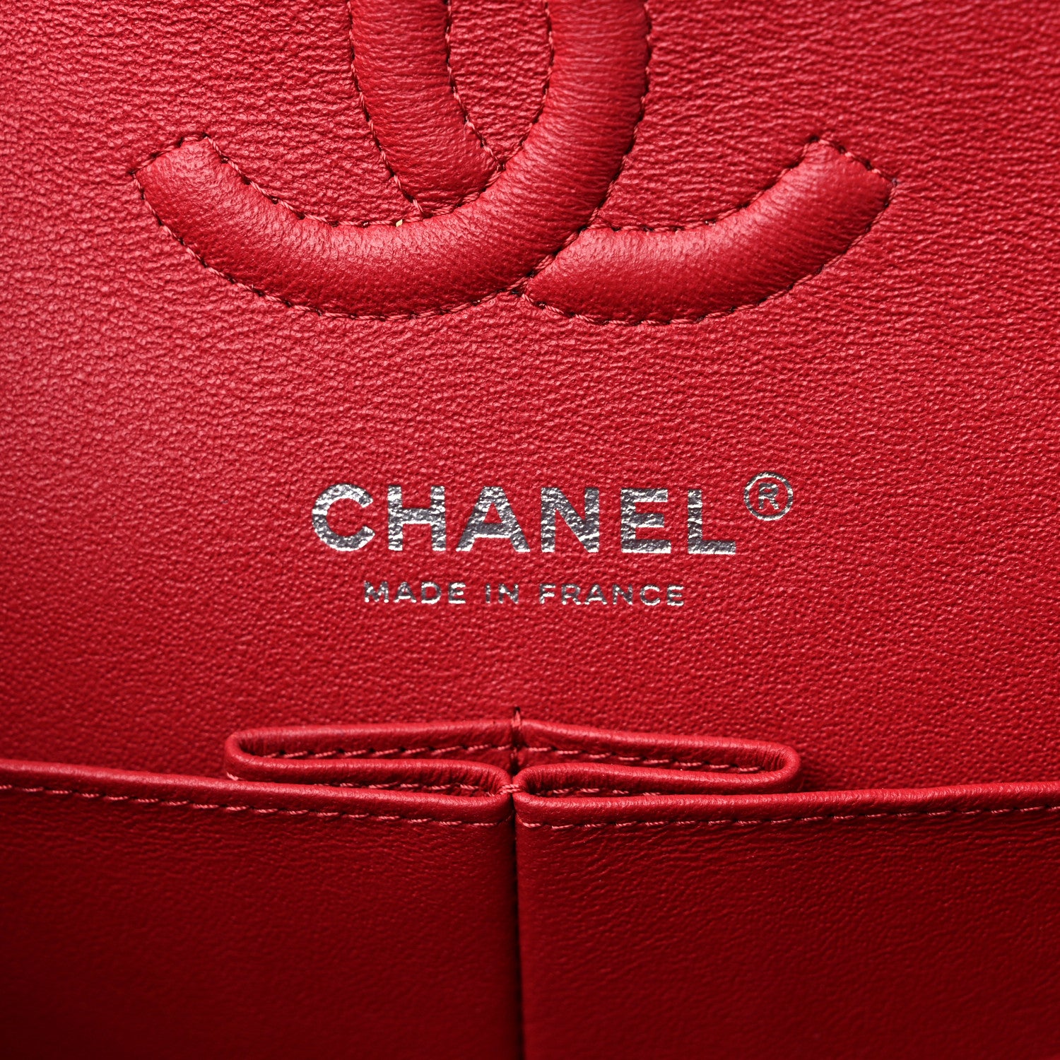 Chanel Lambskin Quilted Small Double Flap Red 6 of 10