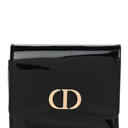 Christian Dior Patent 30 Montaigne Wallet Black 11 of 11
