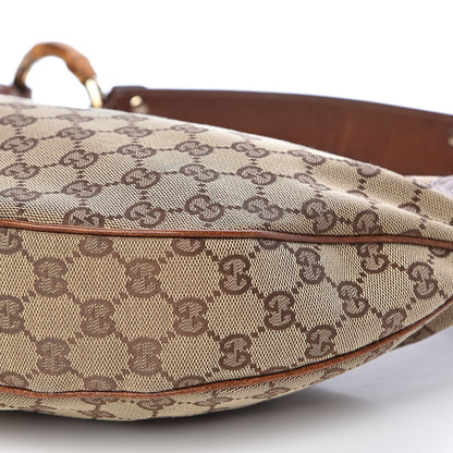 Gucci Monogram Bamboo Ring Hobo Brown 9 of 16
