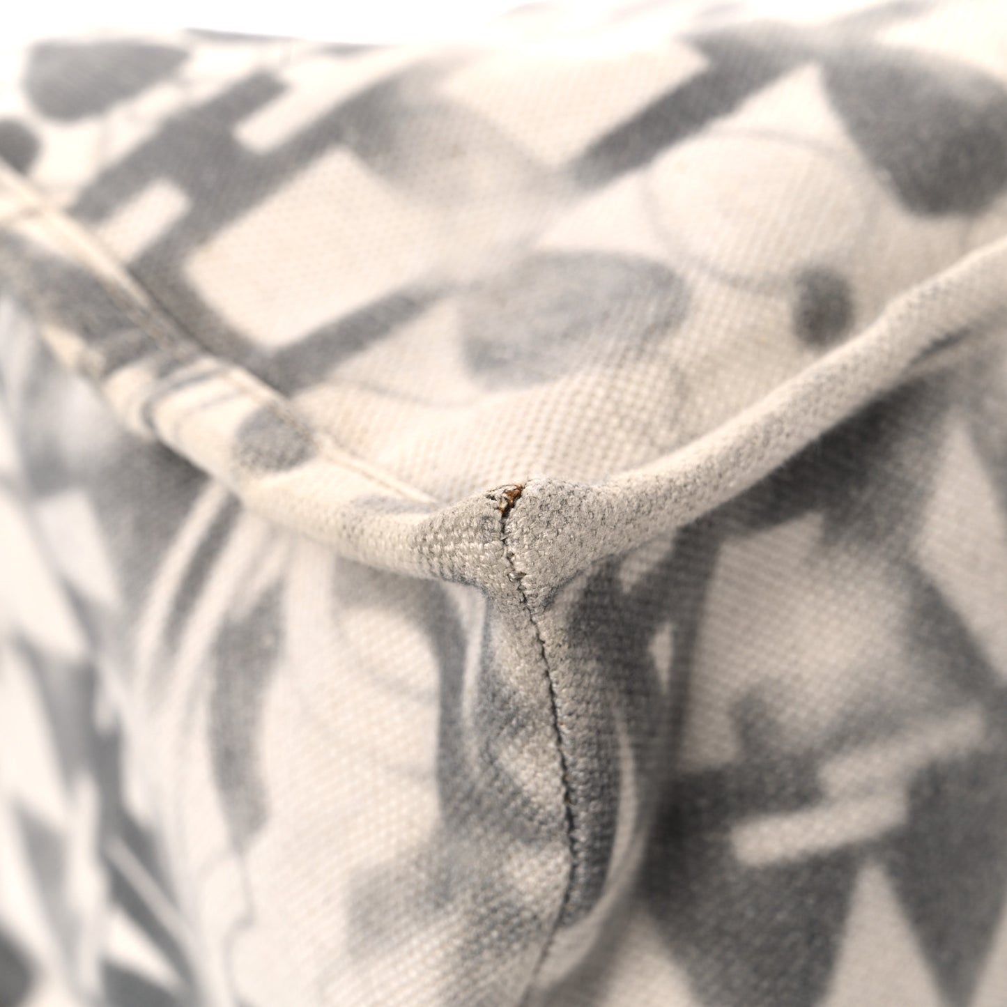 Canvas Large Iliad Shopping Tote Beige