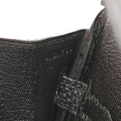 Hermes Togo Birkin 25 Black 6 of 10