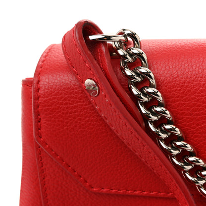 Louis Vuitton Calfskin Lockme II Chain Bag BB Rubis 16 of 17