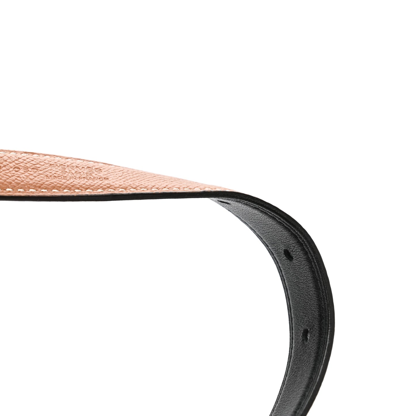 Swift Epsom 24mm Mini Constance H Belt 75 Black Gold