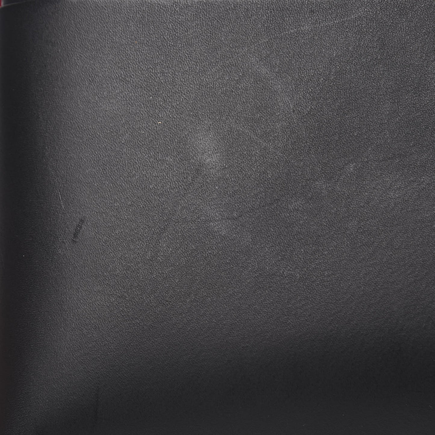 Calfskin Logo Debossed Bag Black