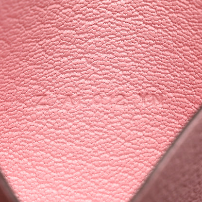 Hermes Chevre Mysore Bearn Card Holder Wallet Rose Sakura 7 of 8