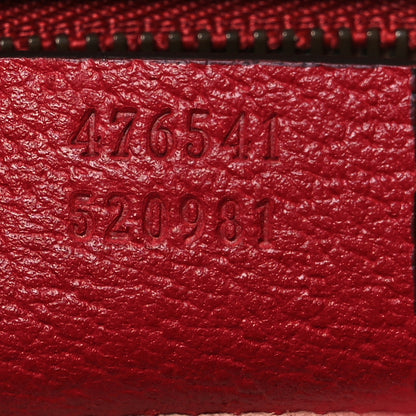 Gucci GG Supreme Monogram Small Queen Margaret Top Handle Bag Red 11 of 17