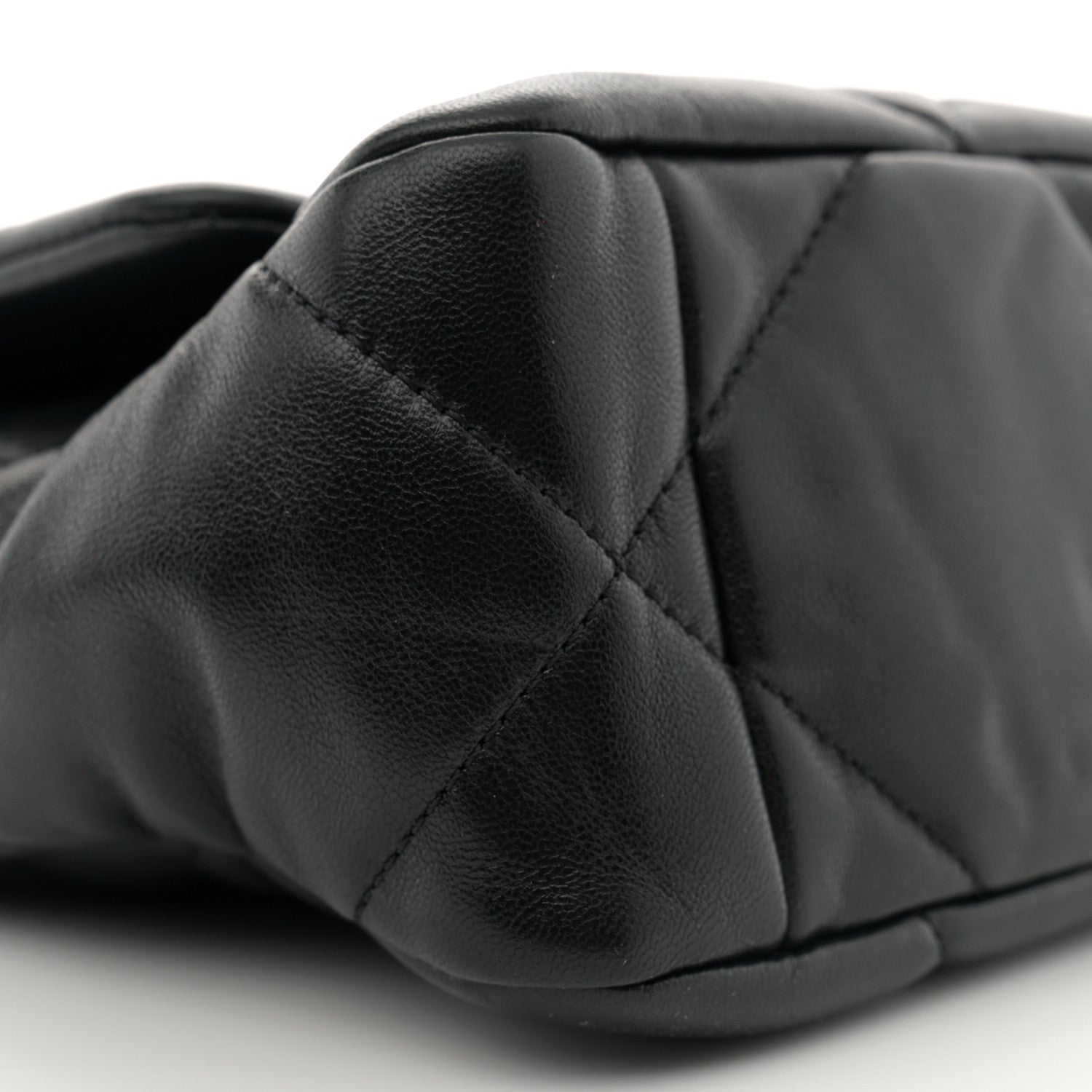 Chanel Lambskin Quilted Medium Chanel 19 Flap Black 9 of 11
