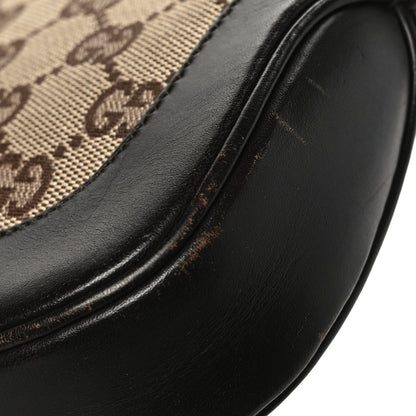 Gucci Monogram Web Small Jackie O Hobo Dark Brown 9 of 11