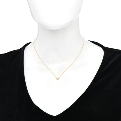 Tiffany 18K Rose Gold Diamond .14ct Elsa Peretti Diamonds by the Yard Pendant Necklace 2 of 5
