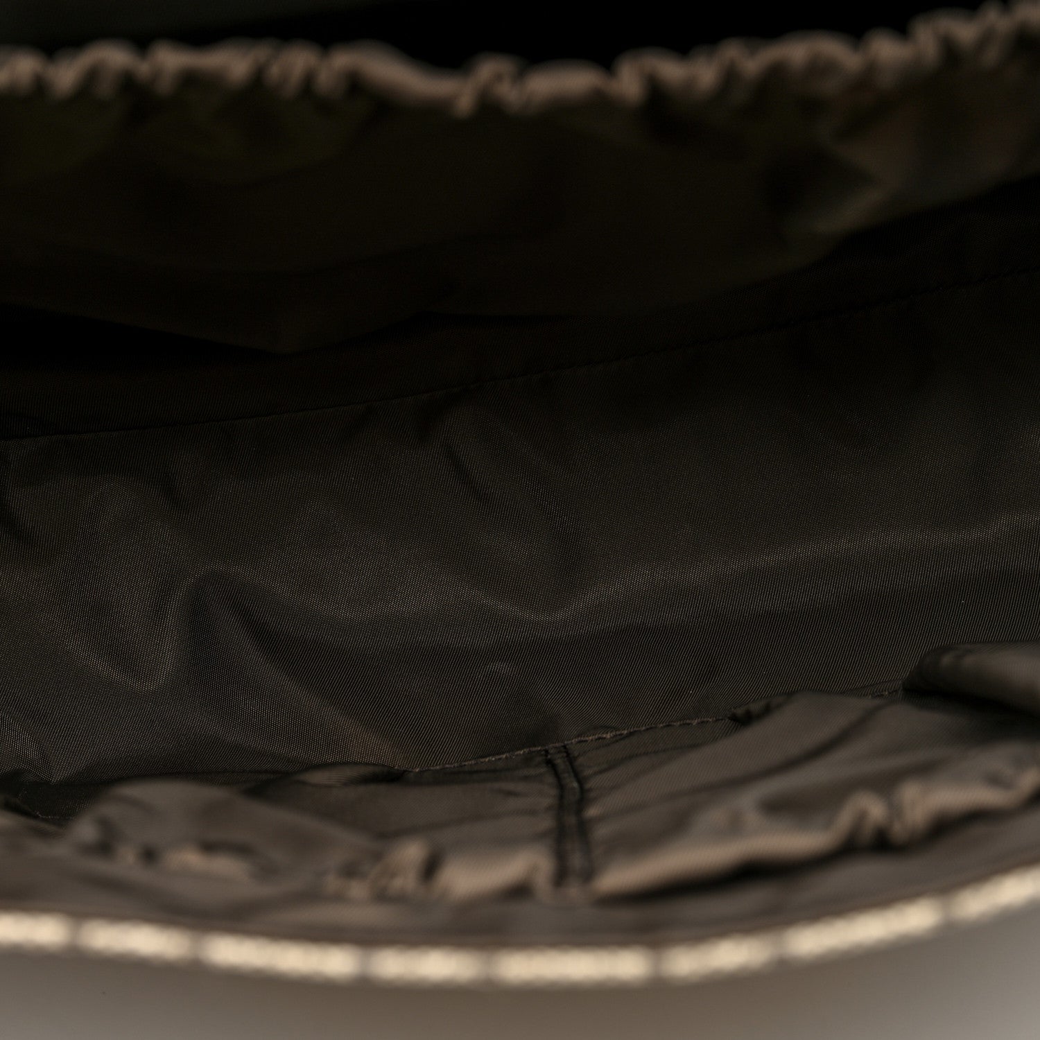 Gucci GG Supreme Monogram Selleria Calfskin Messenger Diaper Bag Beige Ebony Cocoa Dark Chocolate 6 of 11