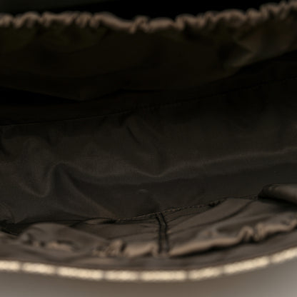 Gucci GG Supreme Monogram Selleria Calfskin Messenger Diaper Bag Beige Ebony Cocoa Dark Chocolate 6 of 11