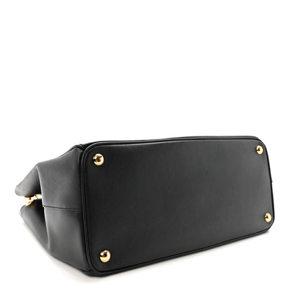 Prada Saffiano Medium Galleria Double Zip Tote Black 4 of 9