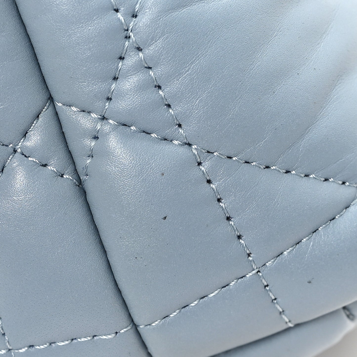 Calfskin Macrocannage Small Diortravel Nomad Pouch Bracing Blue