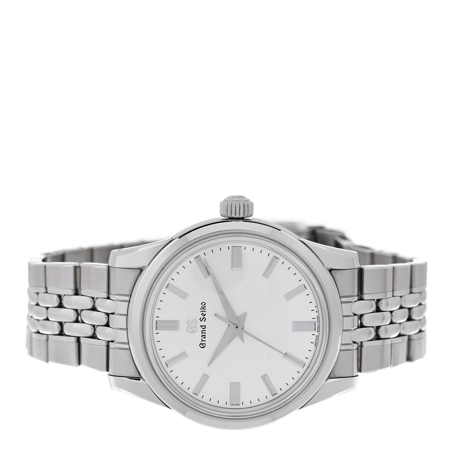 Stainless Steel 37mm Elegance Collection Manual Winding Watch Silver SBGW305