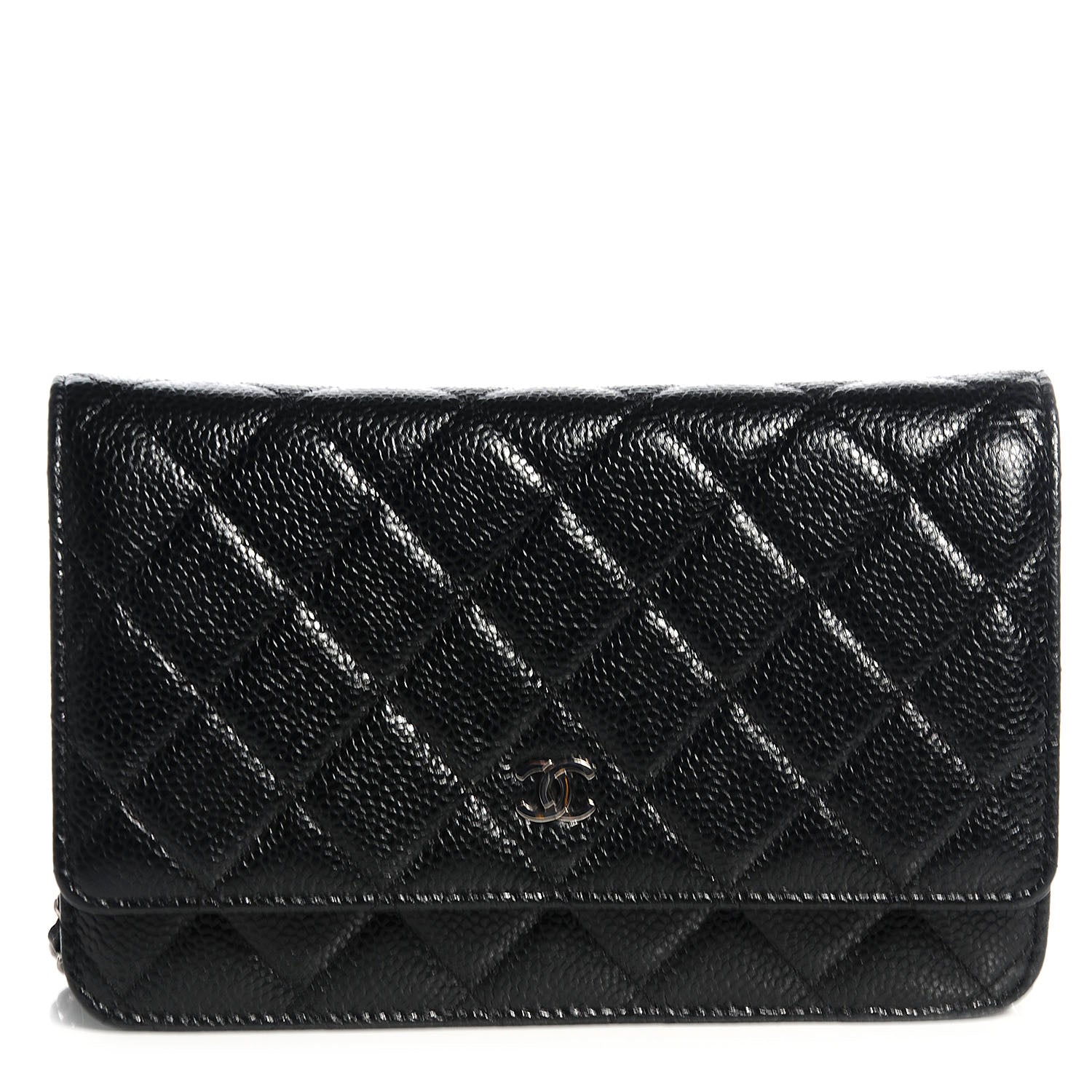 Chanel Caviar Quilted Wallet On Chain WOC Black 1 of 9