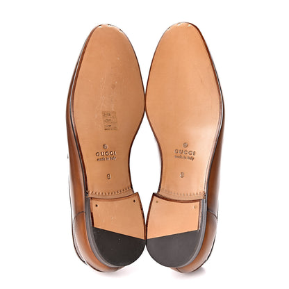 Gucci Betis Glamour Calfskin Horsebit Mens Jordaan Loafers 9 Cuir 7 of 14