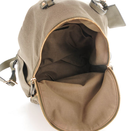 Valentino Garavani Canvas Butterfly Backpack Camo Green 5 of 7