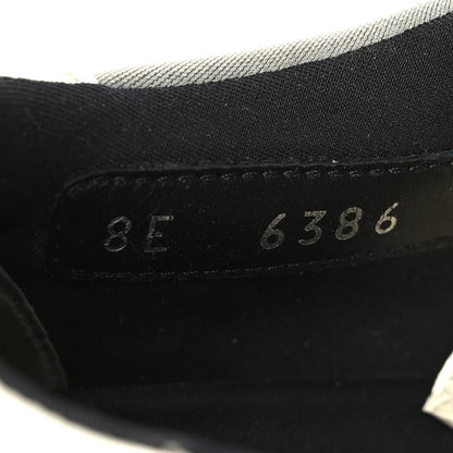 Fendi Neoprene Calfskin Rainbow Studded Sneakers 35.5 Gray 6 of 10