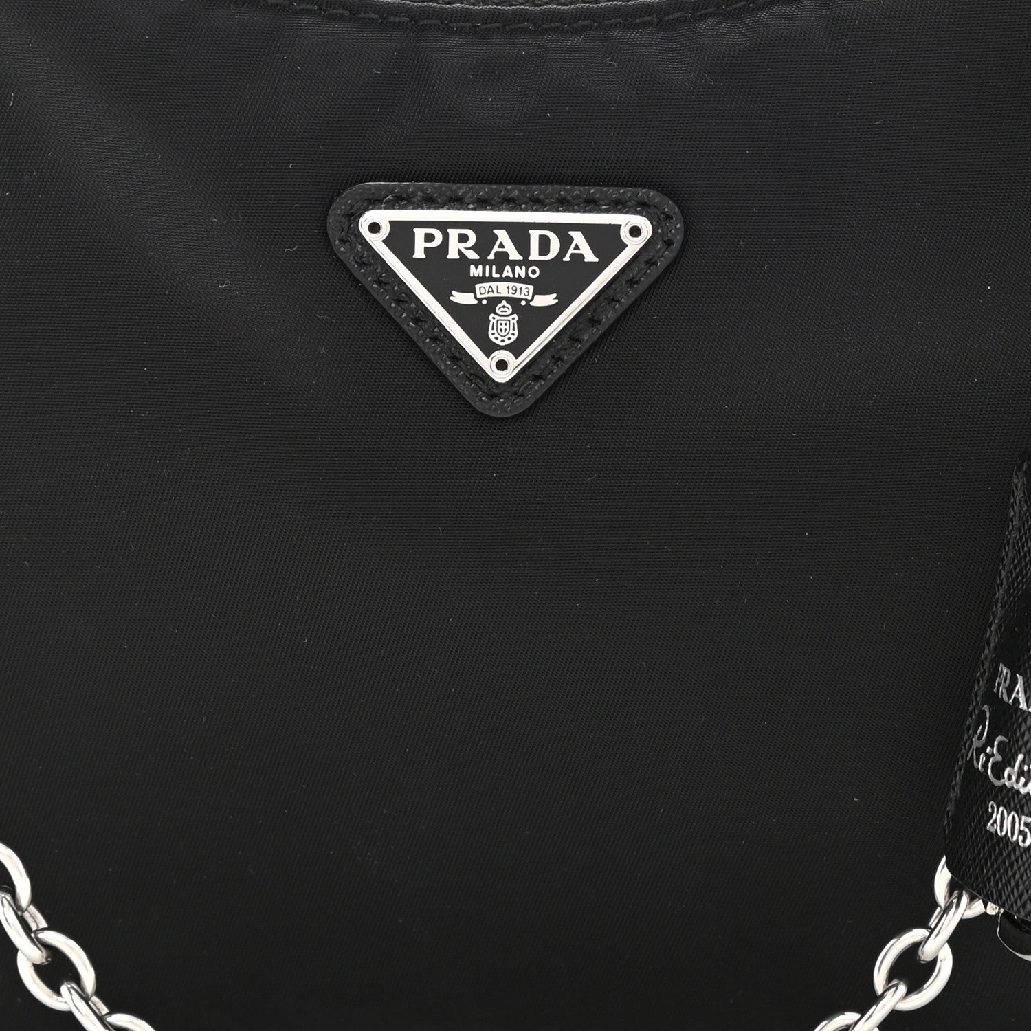 Prada Nylon Re-Edition 2005 Shoulder Bag Black 9 of 11