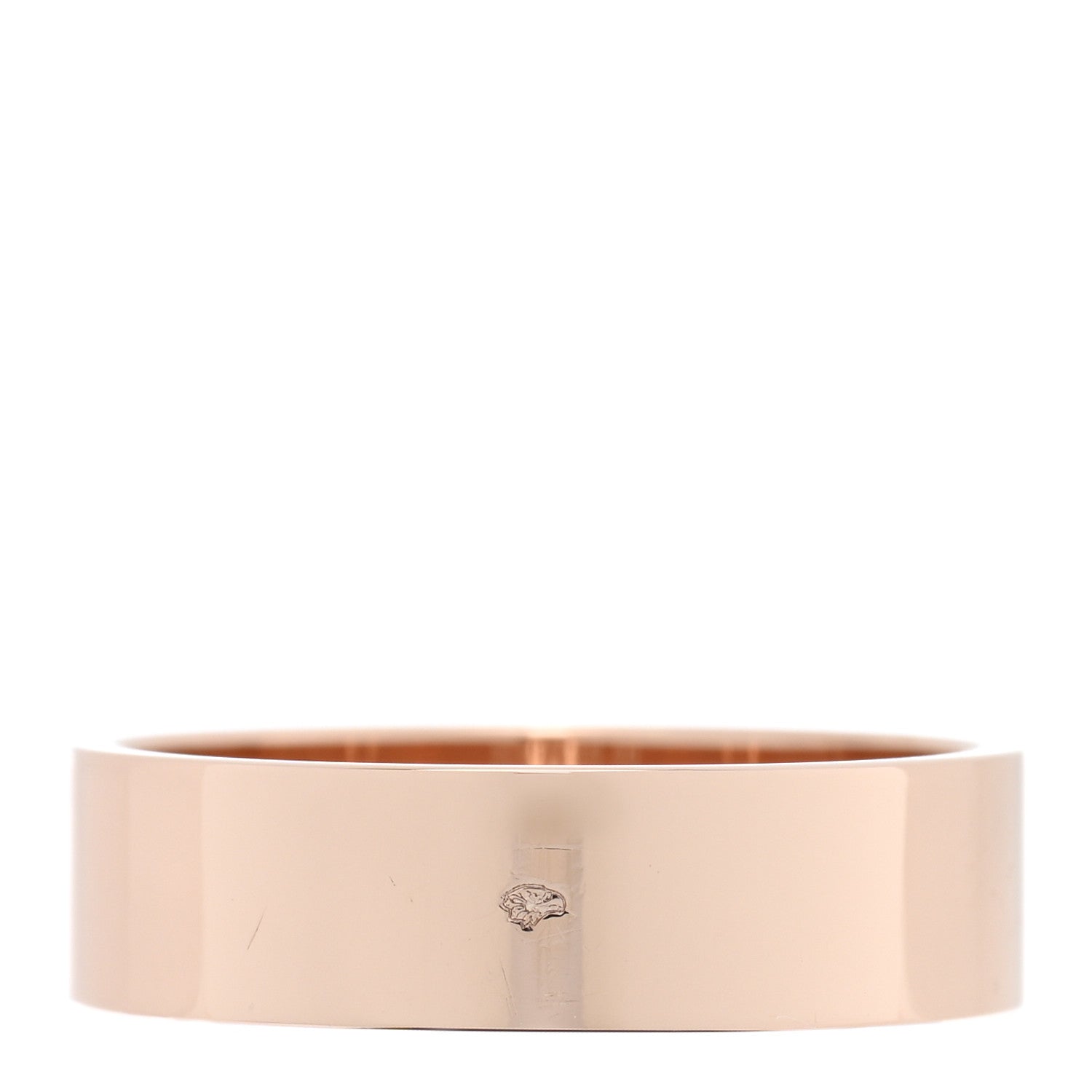Hermes 18K Rose Gold Diamond PM H D'Ancre Ring 56 7.5 3 of 5
