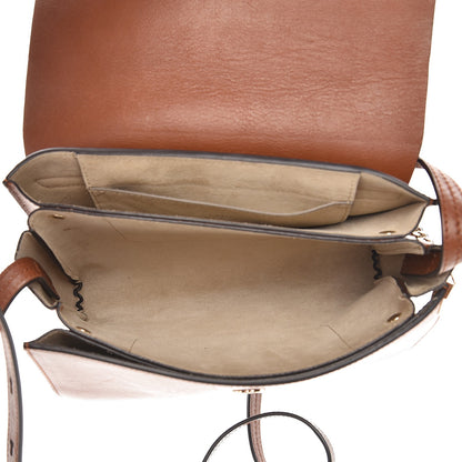 Chloe Suede Calfskin Small Faye Shoulder Bag Tobacco 5 of 9