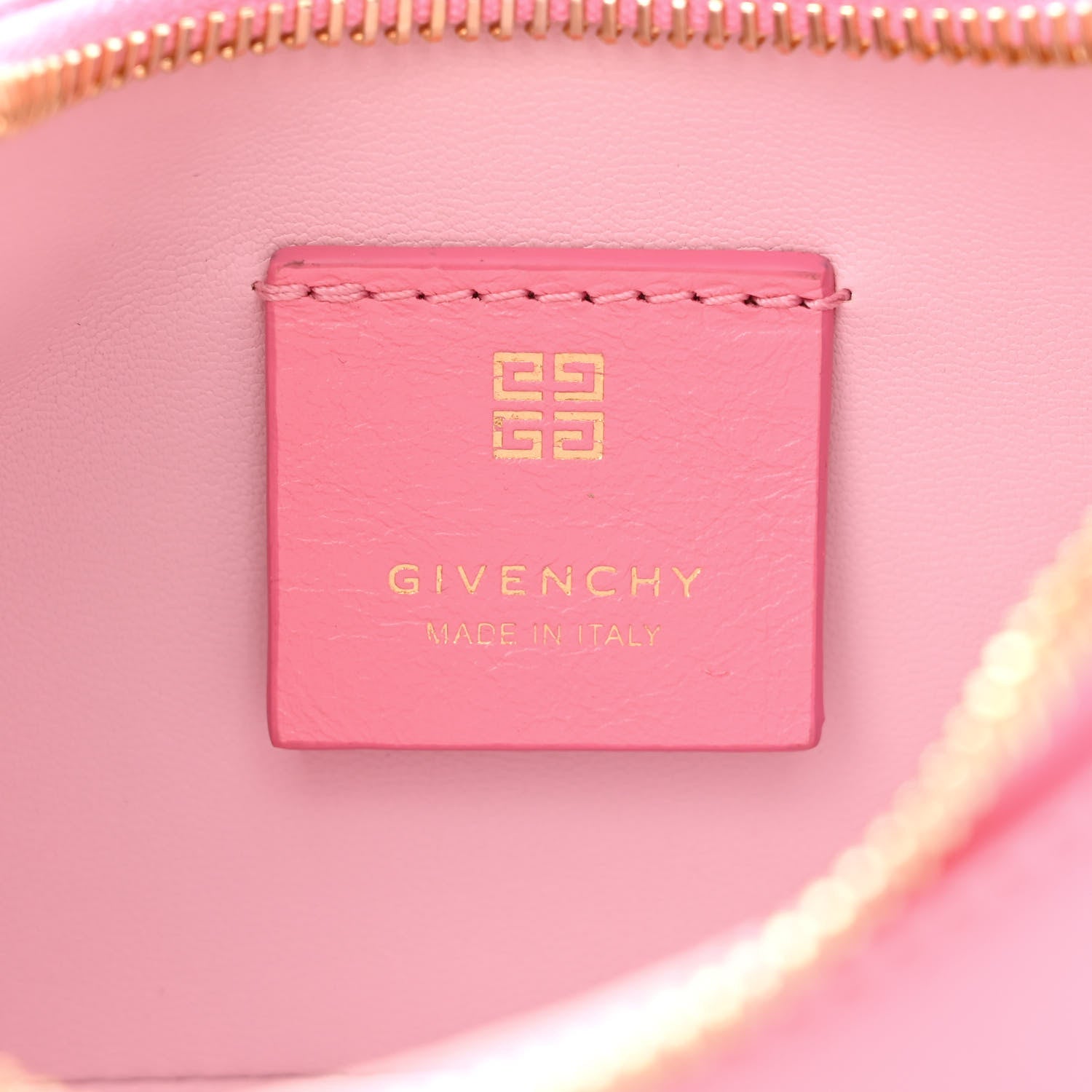 Givenchy Smooth Calfskin Mini Moon Cut Out Shoulder Bag Bright Pink 6 of 10