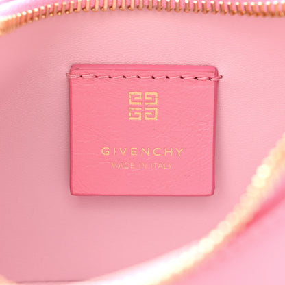 Givenchy Smooth Calfskin Mini Moon Cut Out Shoulder Bag Bright Pink 6 of 10
