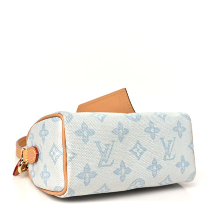 Louis Vuitton Monogram Origine Nano Speedy Bleu Courrier 4 of 10