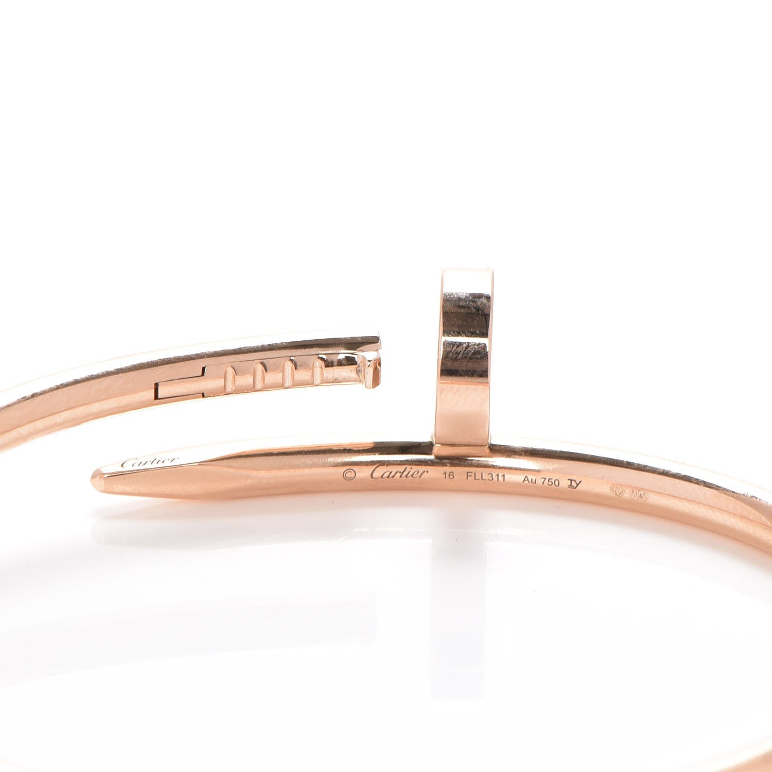 Cartier 18K Pink Gold Juste Un Clou Bracelet 16 6 of 7