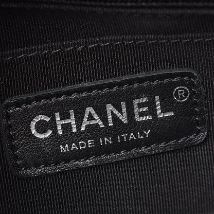 Chanel Calfskin Chevron Quilted Large Urban Spirit Backpack Black 6 of 10