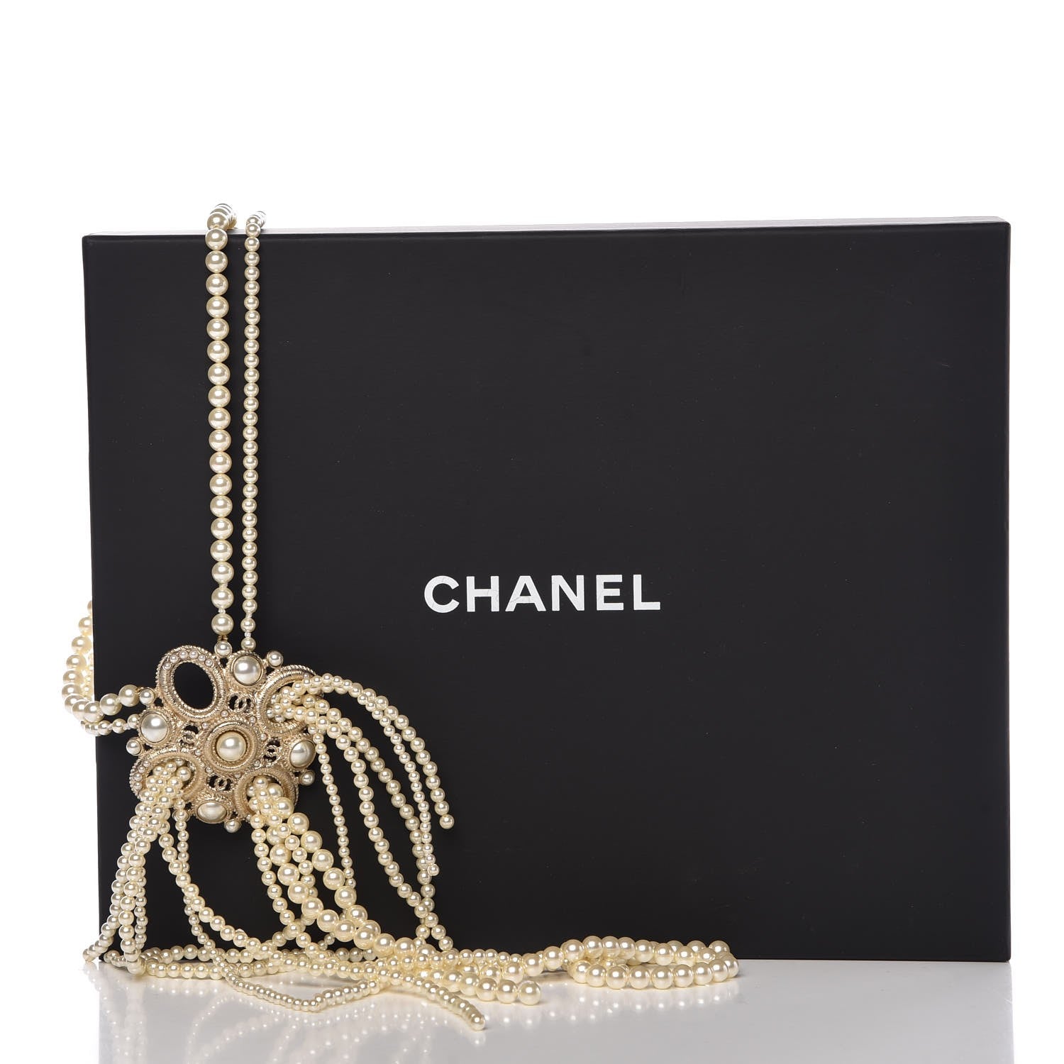Chanel Pearl CC Multi Strand Necklace 6 of 6