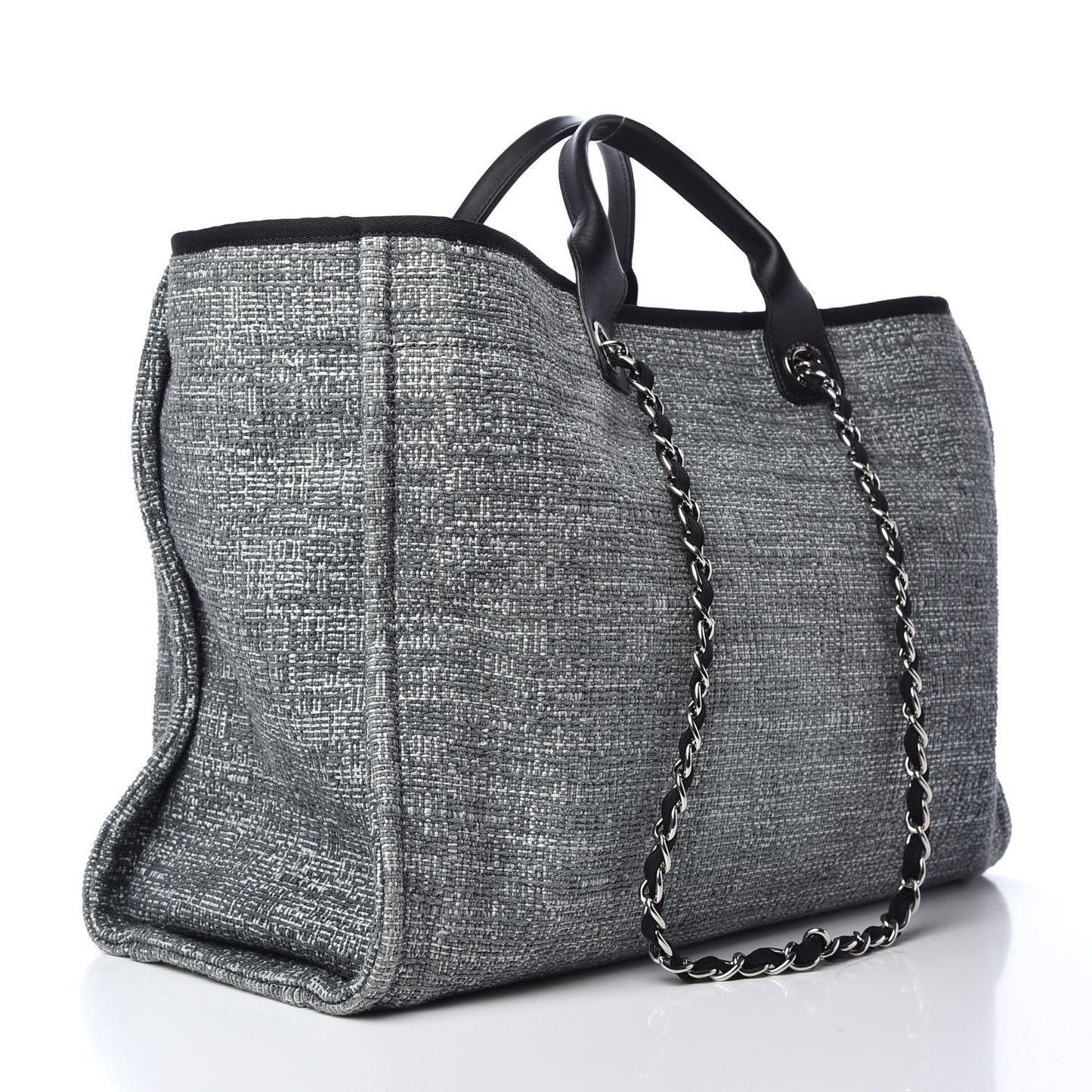Canvas Large Deauville Tote Charcoal