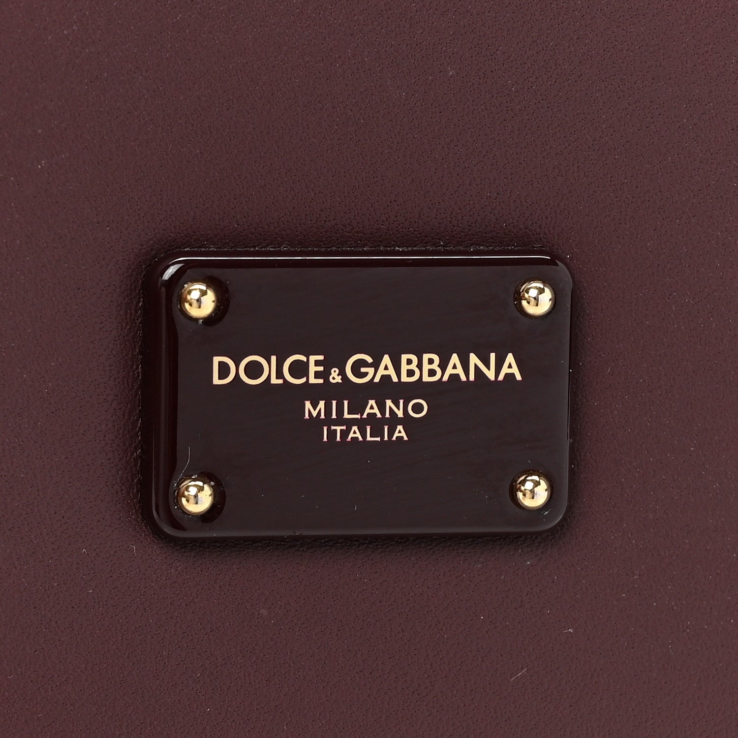 Dolce & Gabbana Vitello Morbido Large Sicily 62 Bag Burgundy 8 of 13