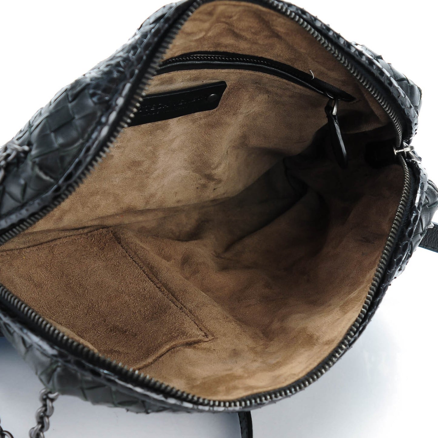 Nappa Intrecciato Ayers Crossbody Pillow Messenger Nero Black