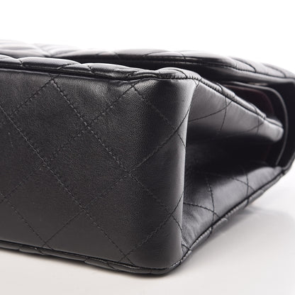 Chanel Lambskin Quilted Jumbo Double Flap Black 9 of 11
