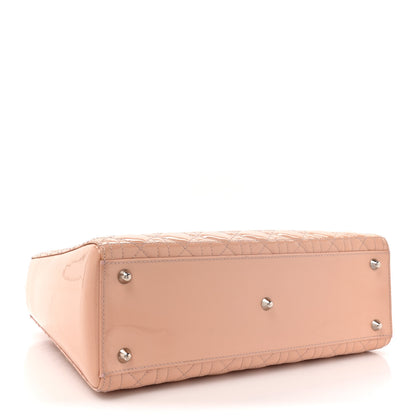 Christian Dior Patent Cannage Large Lady Dior Light Pink 4 of 17
