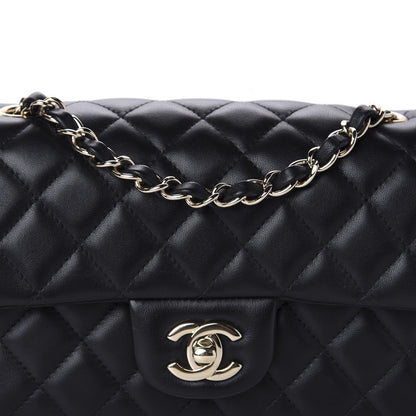 Chanel Lambskin Quilted Mini Rectangular Flap Black 10 of 11
