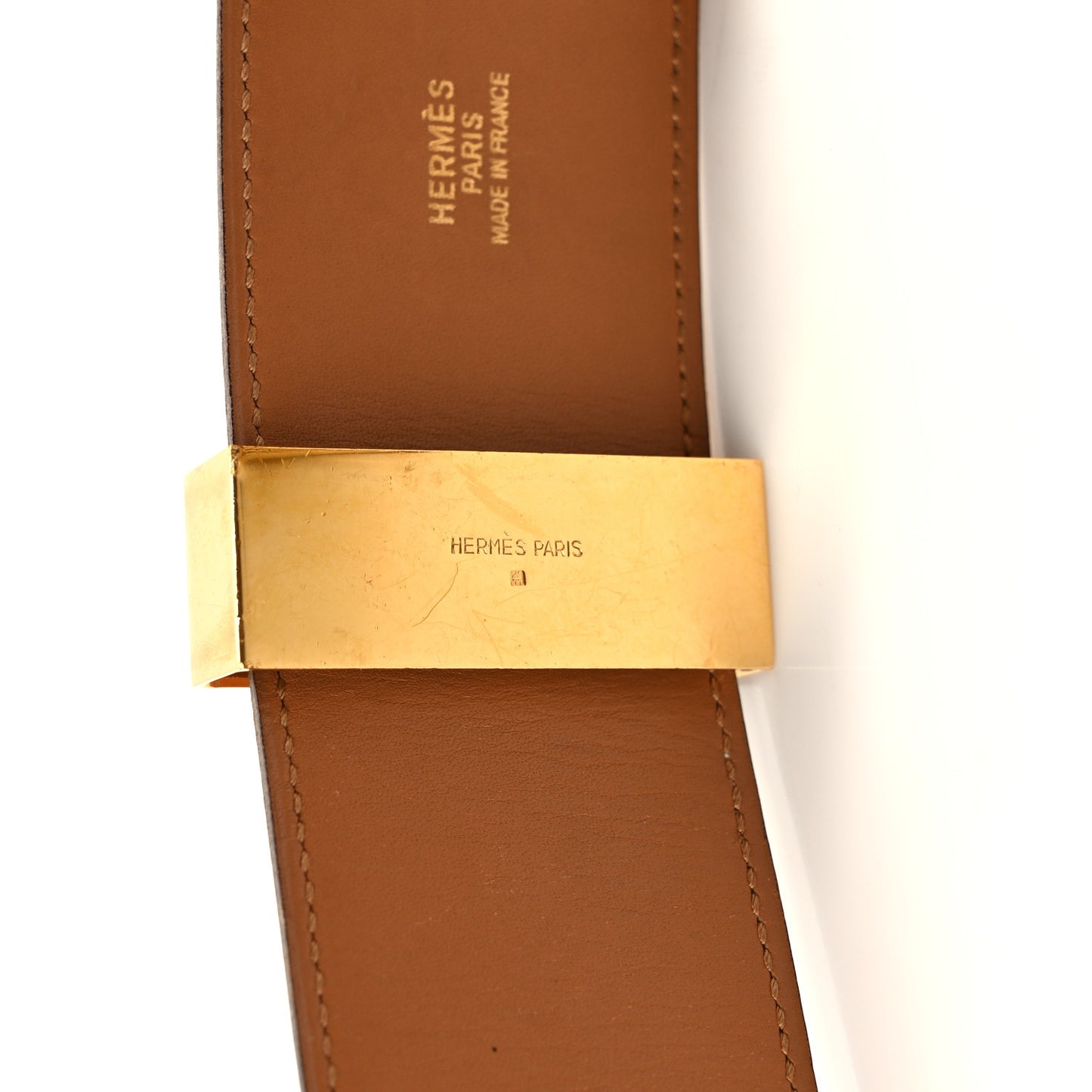 Epsom Collier De Chien CDC Belt 80 32 Gold
