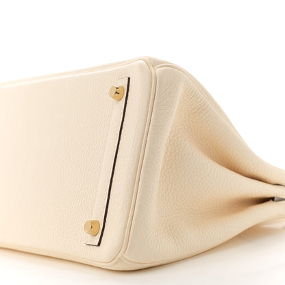 Hermes Taurillon Clemence Birkin 30 Nata 10 of 13