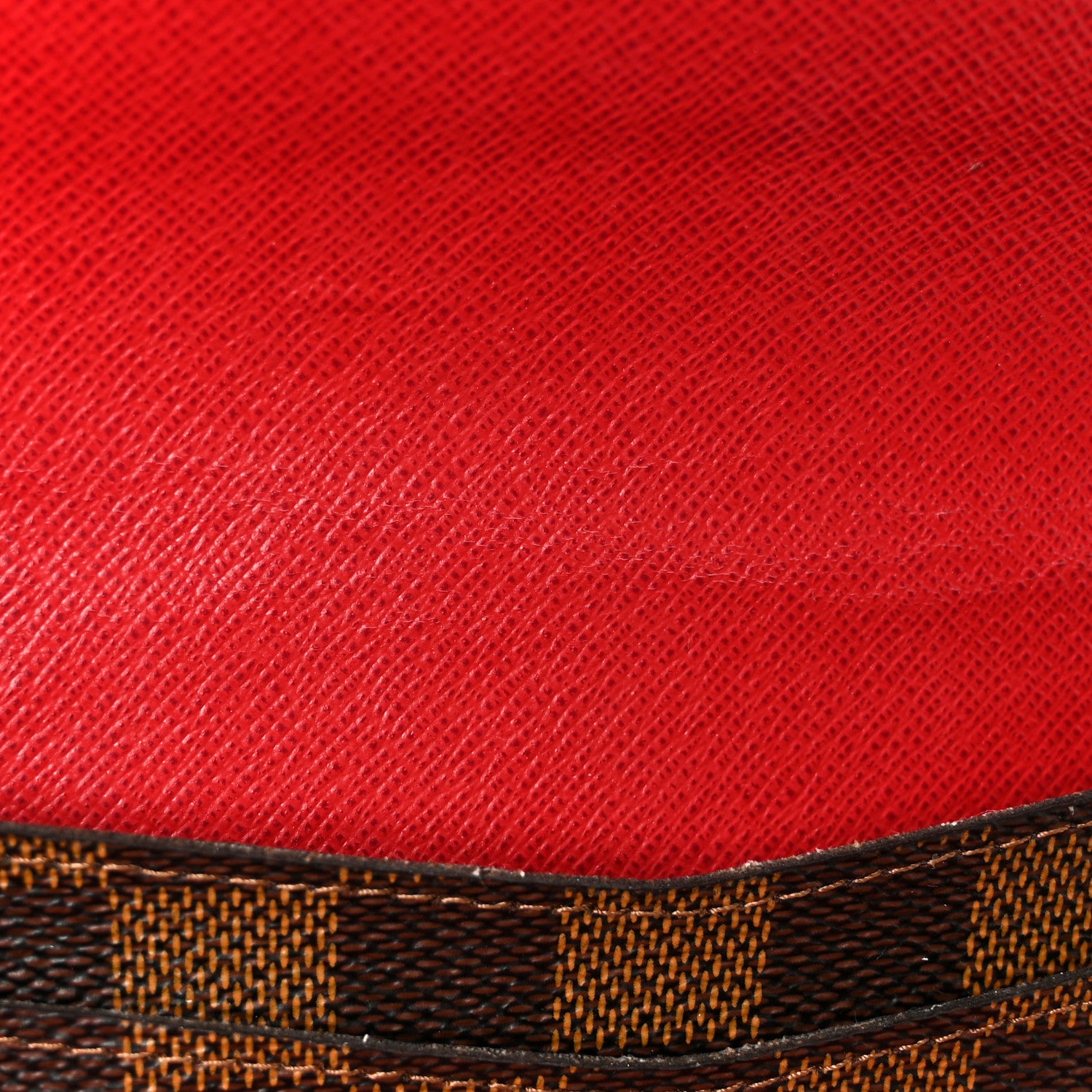 Louis Vuitton Damier Ebene Josephine Wallet Red 8 of 15