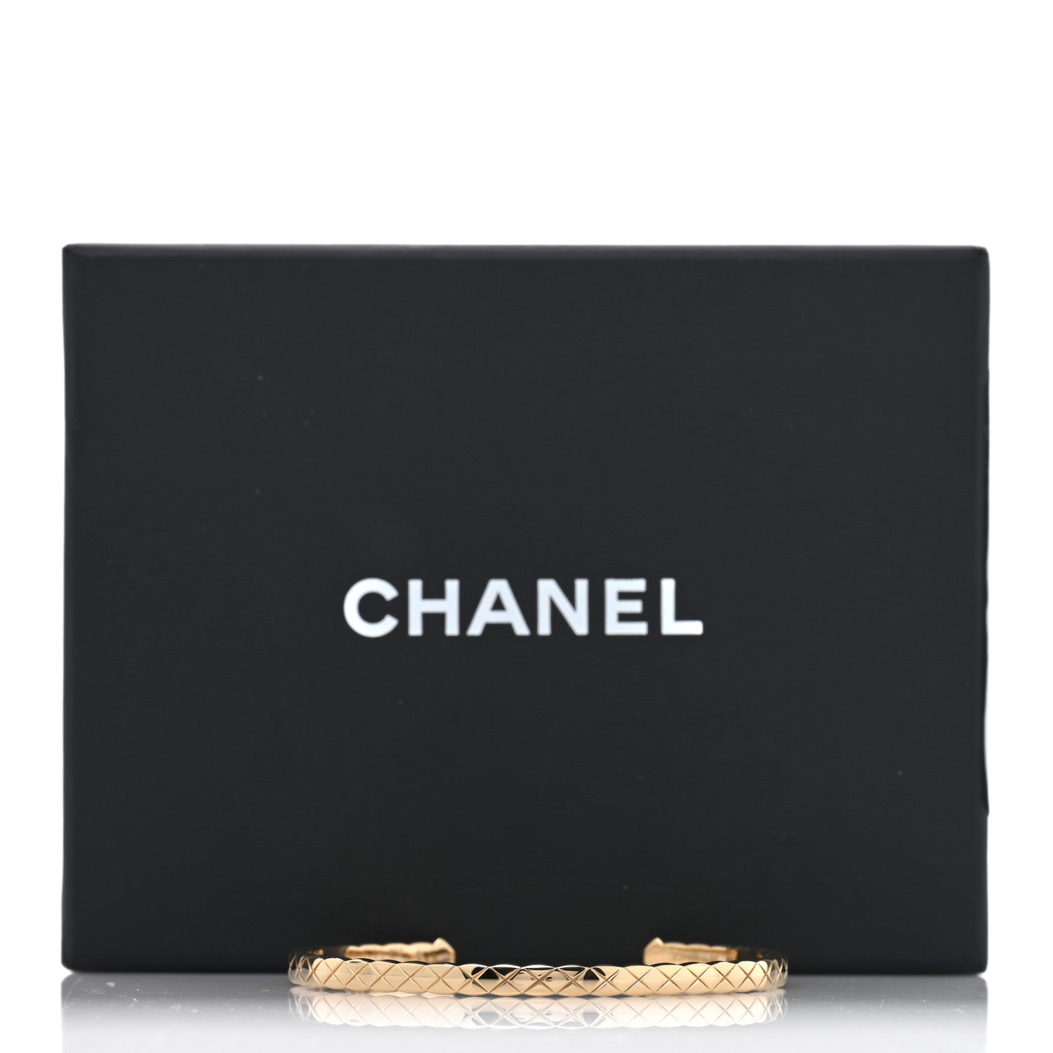 Chanel 18K Yellow Gold Coco Crush Cuff Bracelet M 5 of 5