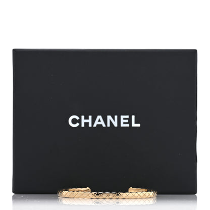 Chanel 18K Yellow Gold Coco Crush Cuff Bracelet M 5 of 5