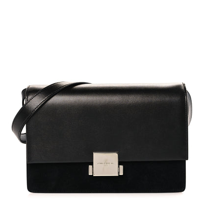 Saint Laurent Smooth Calfskin Suede Medium Bellechasse Black 1 of 9