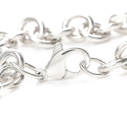 Tiffany Sterling Silver Heart Tag Charm Bracelet 4 of 6
