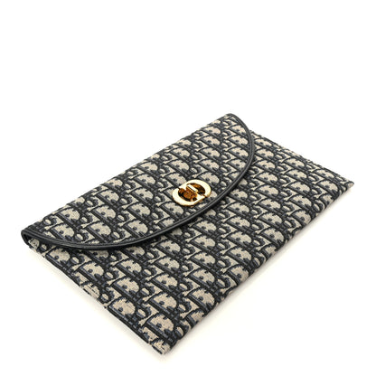 Christian Dior Oblique 30 Montaigne Avenue Pouch With Flap Blue 4 of 10