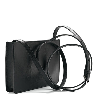 Prada Saffiano Crossbody Bag Black 3 of 11