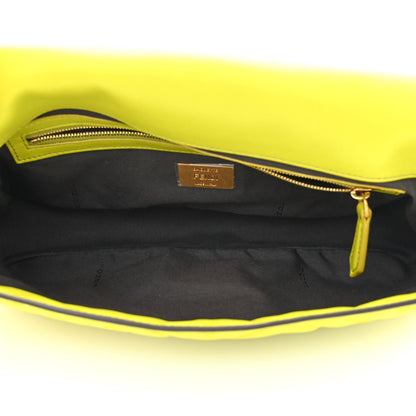 Fendi Nappa FF 1974 Embossed Baguette Wasabi 5 of 10