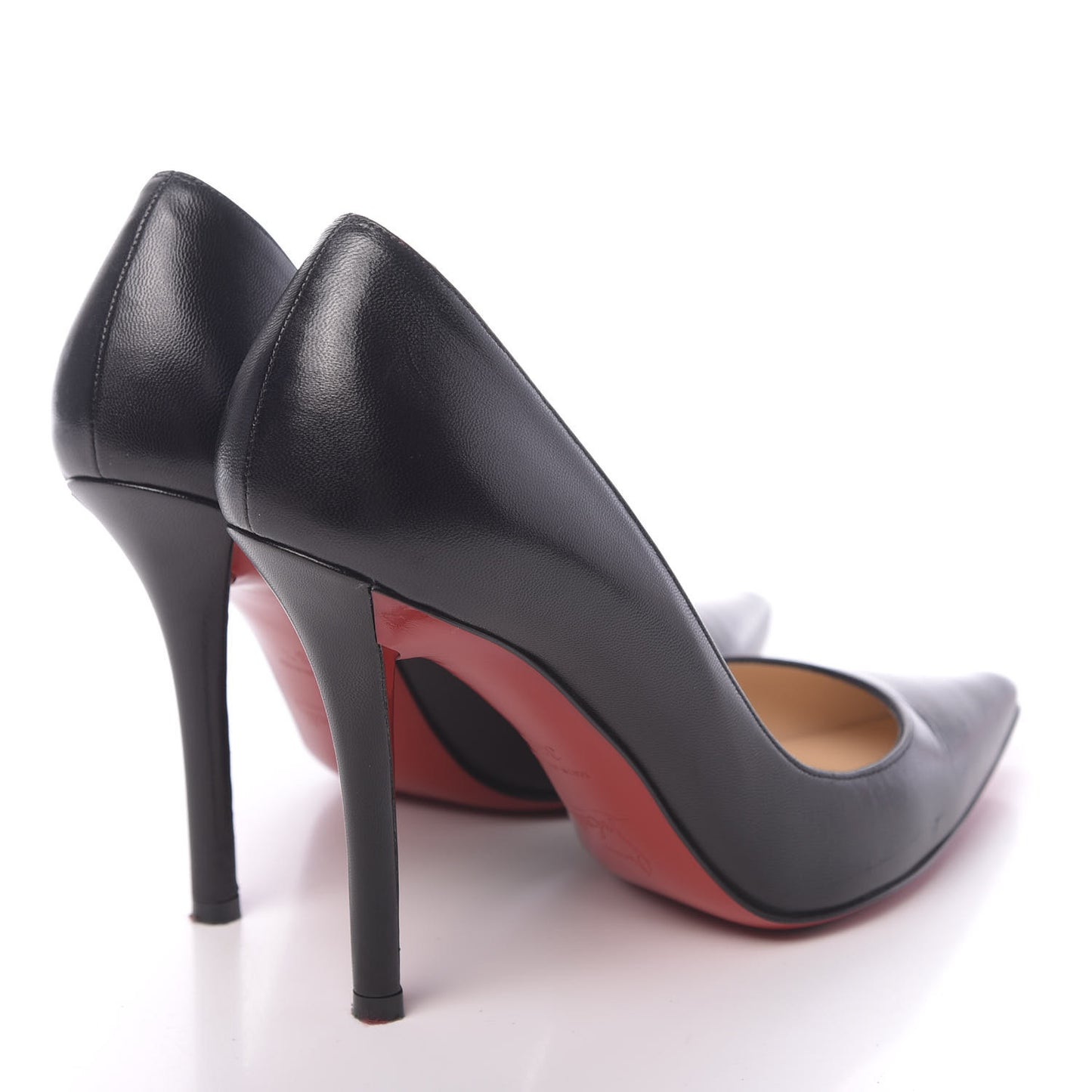 Shiny Nappa Apostrophy 100 Pumps 36.5 Black